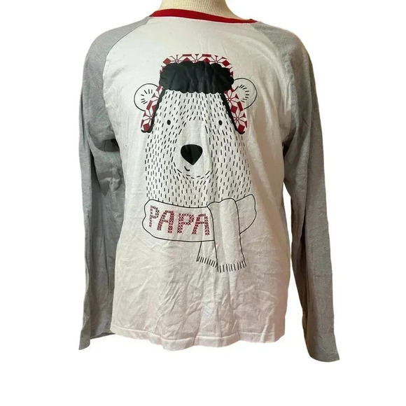 Wondershop pajama set Papa Bear christmas size large - Picture 3 of 6
